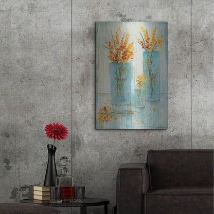 Luxe Metal Art 'Still Life Study II' by Tim O'Toole, Metal Wall Art,24x36
