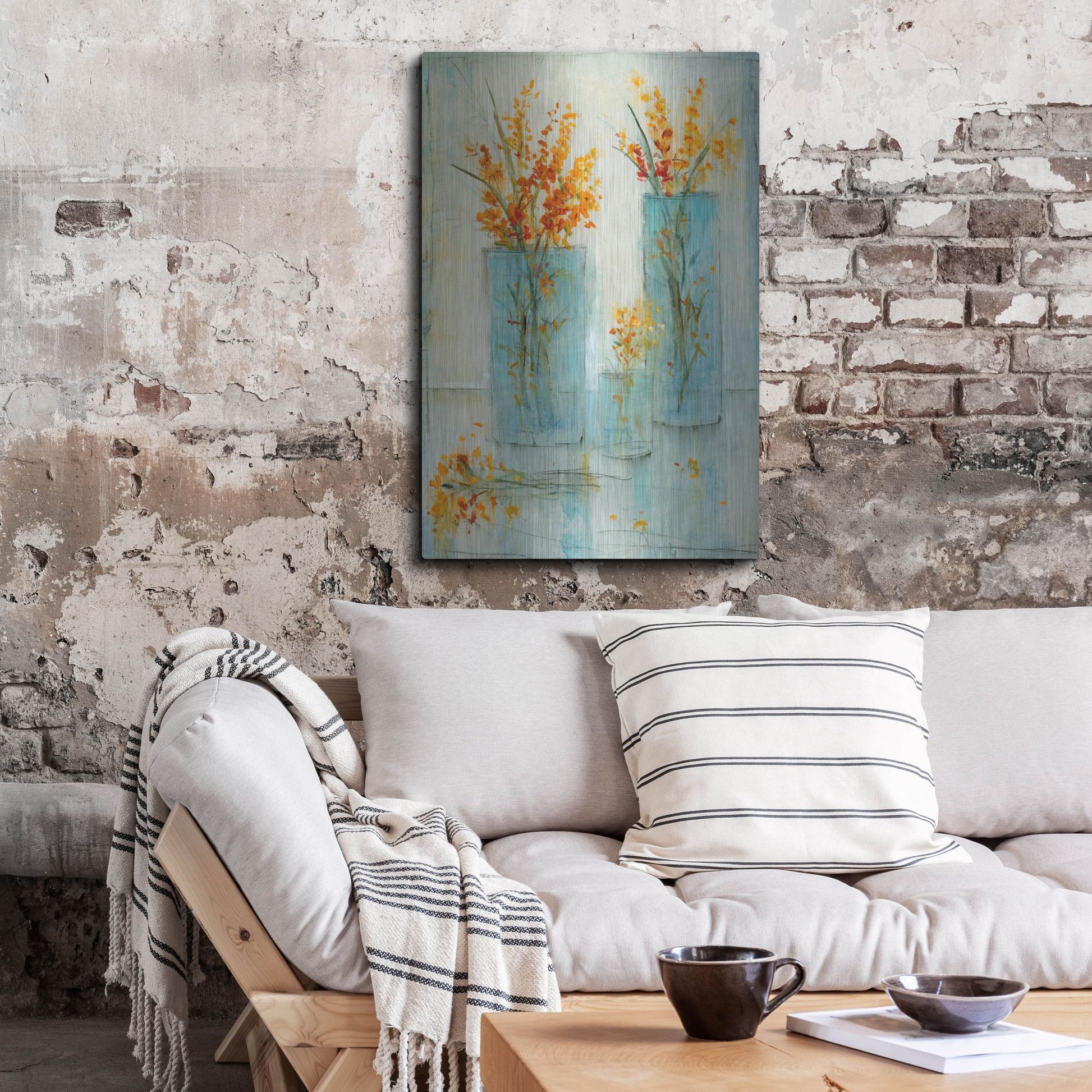 Luxe Metal Art 'Still Life Study II' by Tim O'Toole, Metal Wall Art,24x36