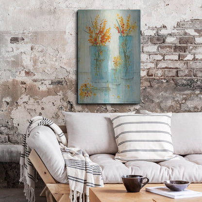 Luxe Metal Art 'Still Life Study II' by Tim O'Toole, Metal Wall Art,24x36