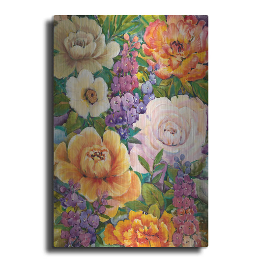 Luxe Metal Art 'Flower Bouquet I' by Tim O'Toole, Metal Wall Art