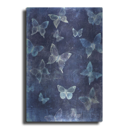 Luxe Metal Art 'Indigo Flight II' by Tim O'Toole, Metal Wall Art