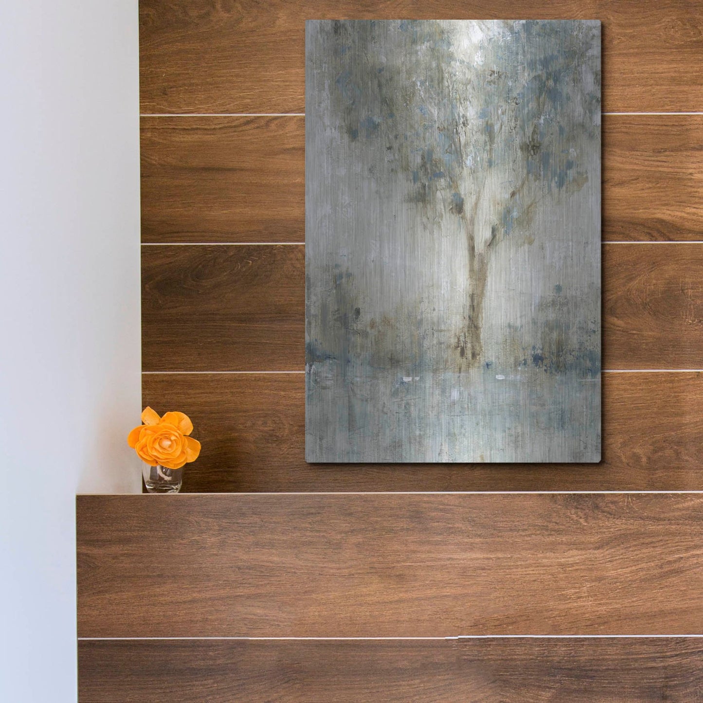 Luxe Metal Art 'Morning Glow I' by Tim O'Toole, Metal Wall Art,12x16
