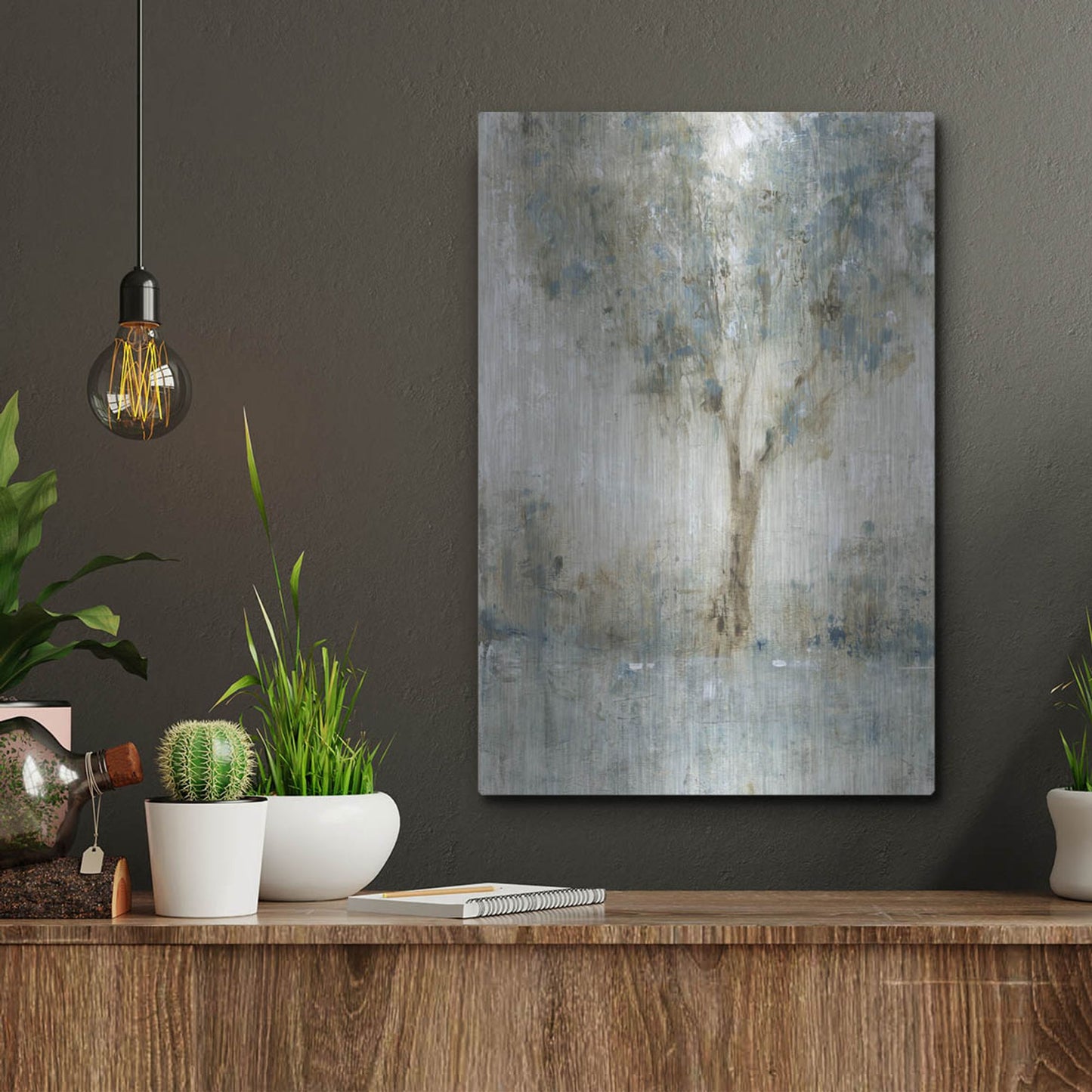 Luxe Metal Art 'Morning Glow I' by Tim O'Toole, Metal Wall Art,12x16