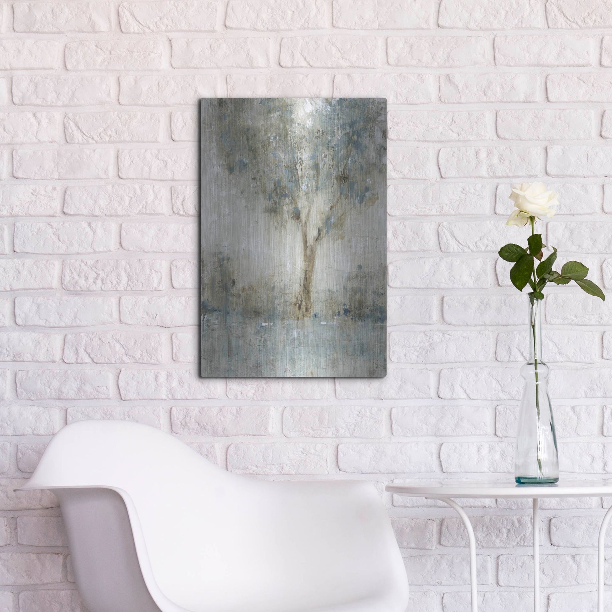 Luxe Metal Art 'Morning Glow I' by Tim O'Toole, Metal Wall Art,16x24