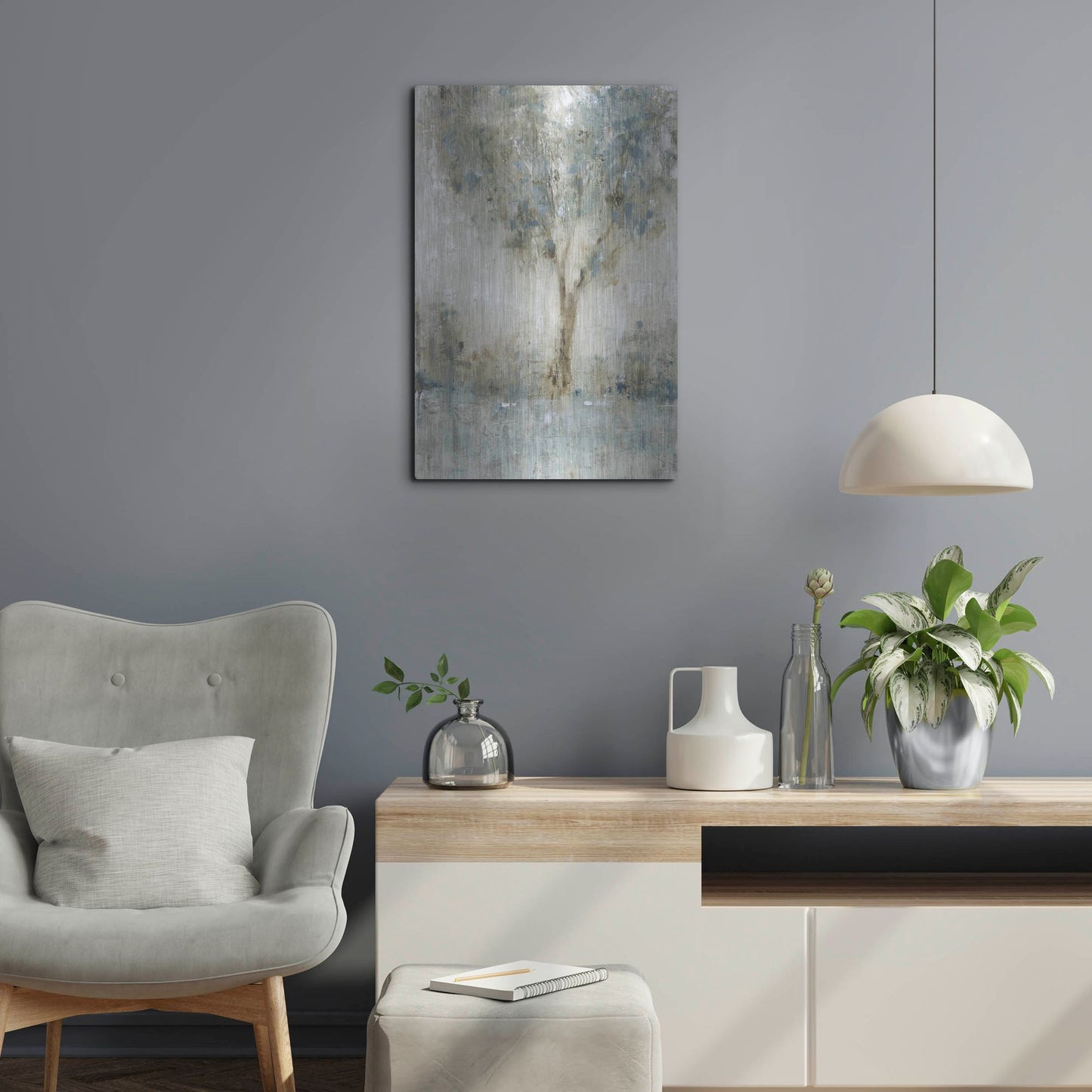 Luxe Metal Art 'Morning Glow I' by Tim O'Toole, Metal Wall Art,16x24