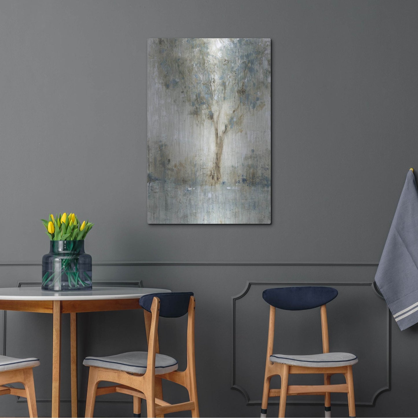 Luxe Metal Art 'Morning Glow I' by Tim O'Toole, Metal Wall Art,24x36