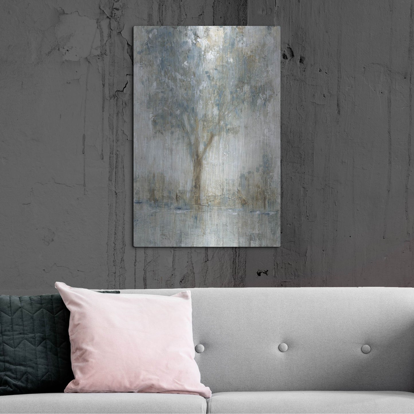 Luxe Metal Art 'Morning Glow II' by Tim O'Toole, Metal Wall Art,24x36