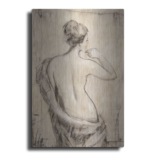Luxe Metal Art 'Neutral Nude Study II' by Tim O'Toole, Metal Wall Art