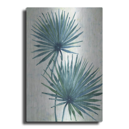 Luxe Metal Art 'Palm Leaves I' by Tim O'Toole, Metal Wall Art