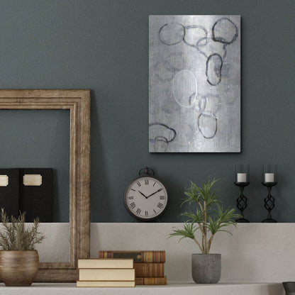 Luxe Metal Art 'Missing Links I' by Tim O'Toole, Metal Wall Art,12x16