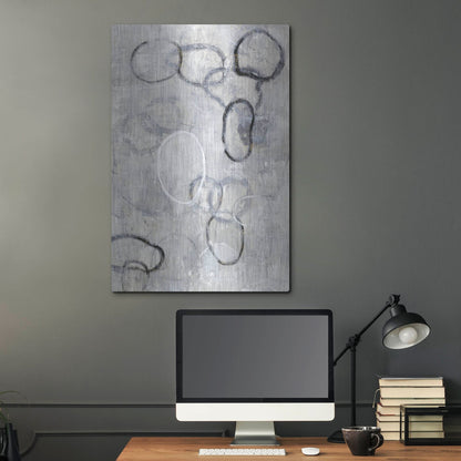 Luxe Metal Art 'Missing Links I' by Tim O'Toole, Metal Wall Art,24x36