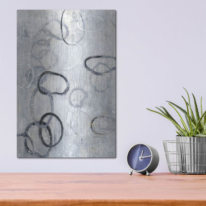 Luxe Metal Art 'Missing Links II' by Tim O'Toole, Metal Wall Art,12x16