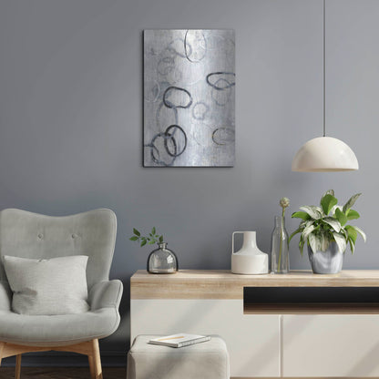 Luxe Metal Art 'Missing Links II' by Tim O'Toole, Metal Wall Art,16x24