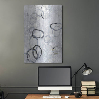 Luxe Metal Art 'Missing Links II' by Tim O'Toole, Metal Wall Art,24x36