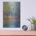 'Reflected Trees I' by Tim O'Toole – Metal Wall Art, 12x16 room view