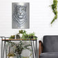 Luxe Metal Art 'White Tiger II' by Tim O'Toole, Metal Wall Art,12x16