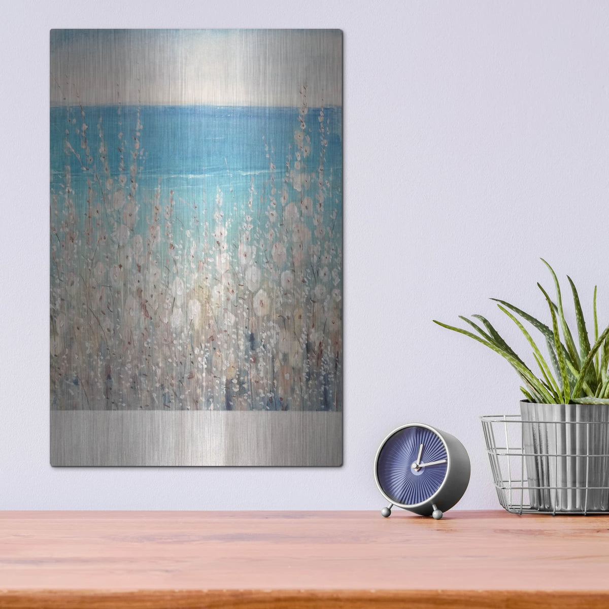 'Flowers' by Tim O'Toole – Metal Wall Art, 12x16 room view