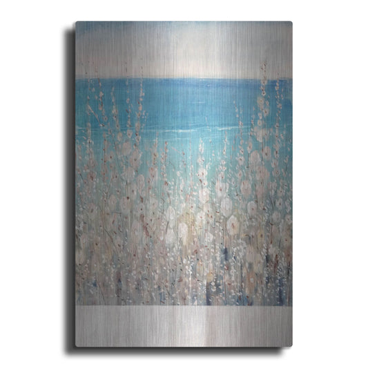 Luxe Metal Art 'Flowers' by the Sea II' by Tim O'Toole, Metal Wall Art