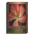 Luxe Metal Art 'Embellished Parrot Tulip I' by Tim O'Toole, Metal Wall Art