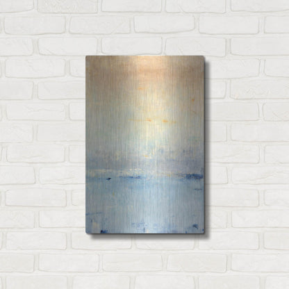 Luxe Metal Art 'Inlet at Sunrise I' by Tim O'Toole, Metal Wall Art,16x24