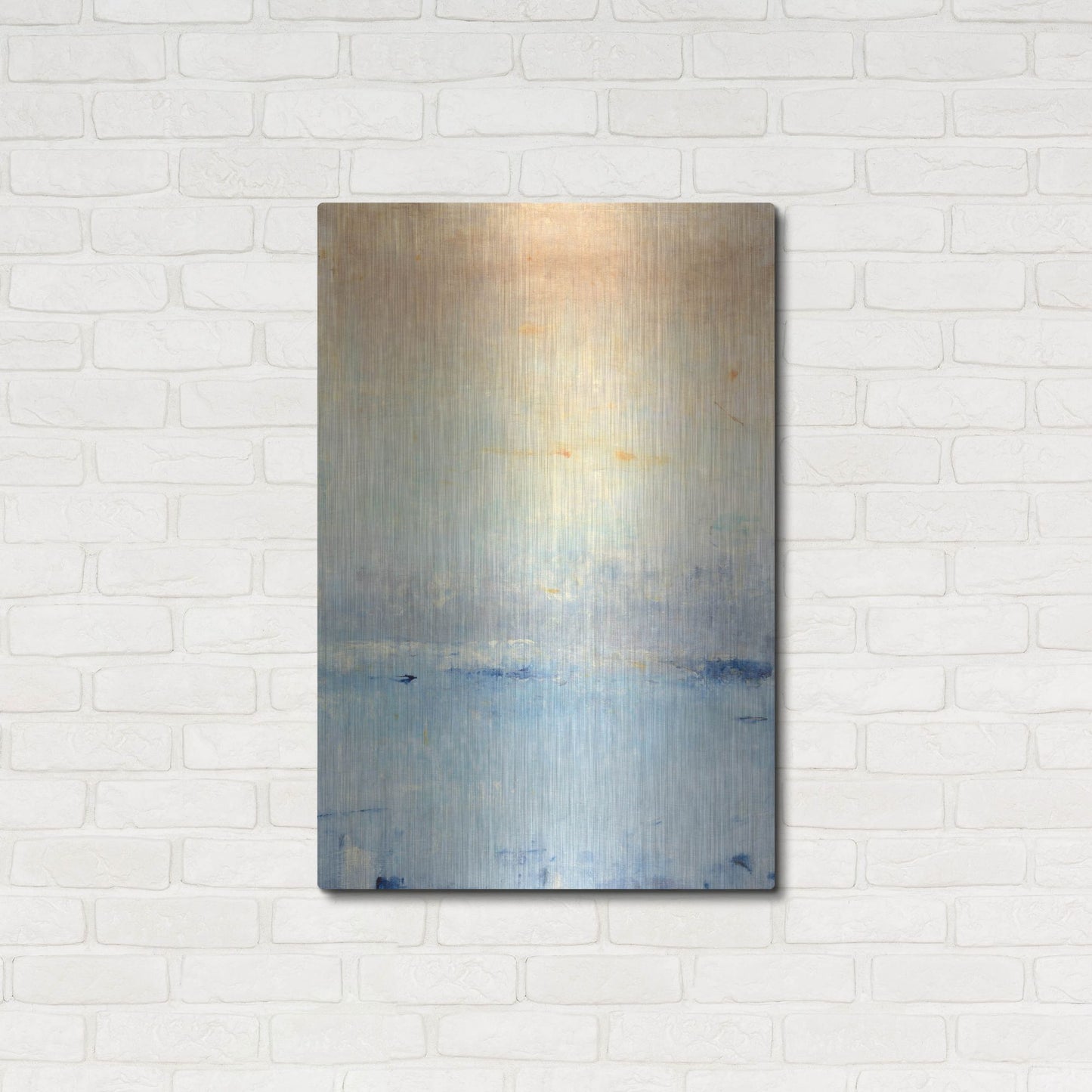 Luxe Metal Art 'Inlet at Sunrise I' by Tim O'Toole, Metal Wall Art,24x36