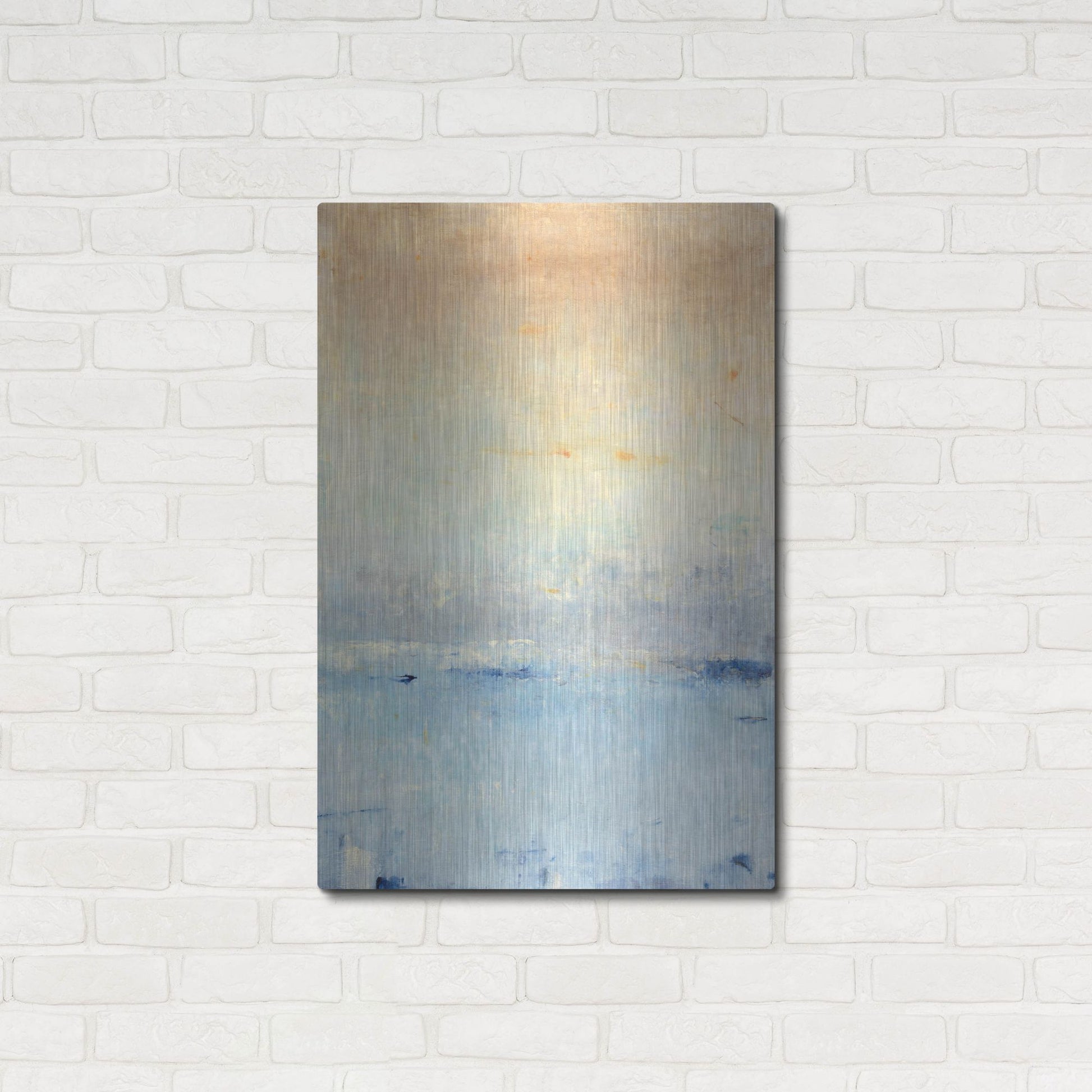 Luxe Metal Art 'Inlet at Sunrise I' by Tim O'Toole, Metal Wall Art,24x36