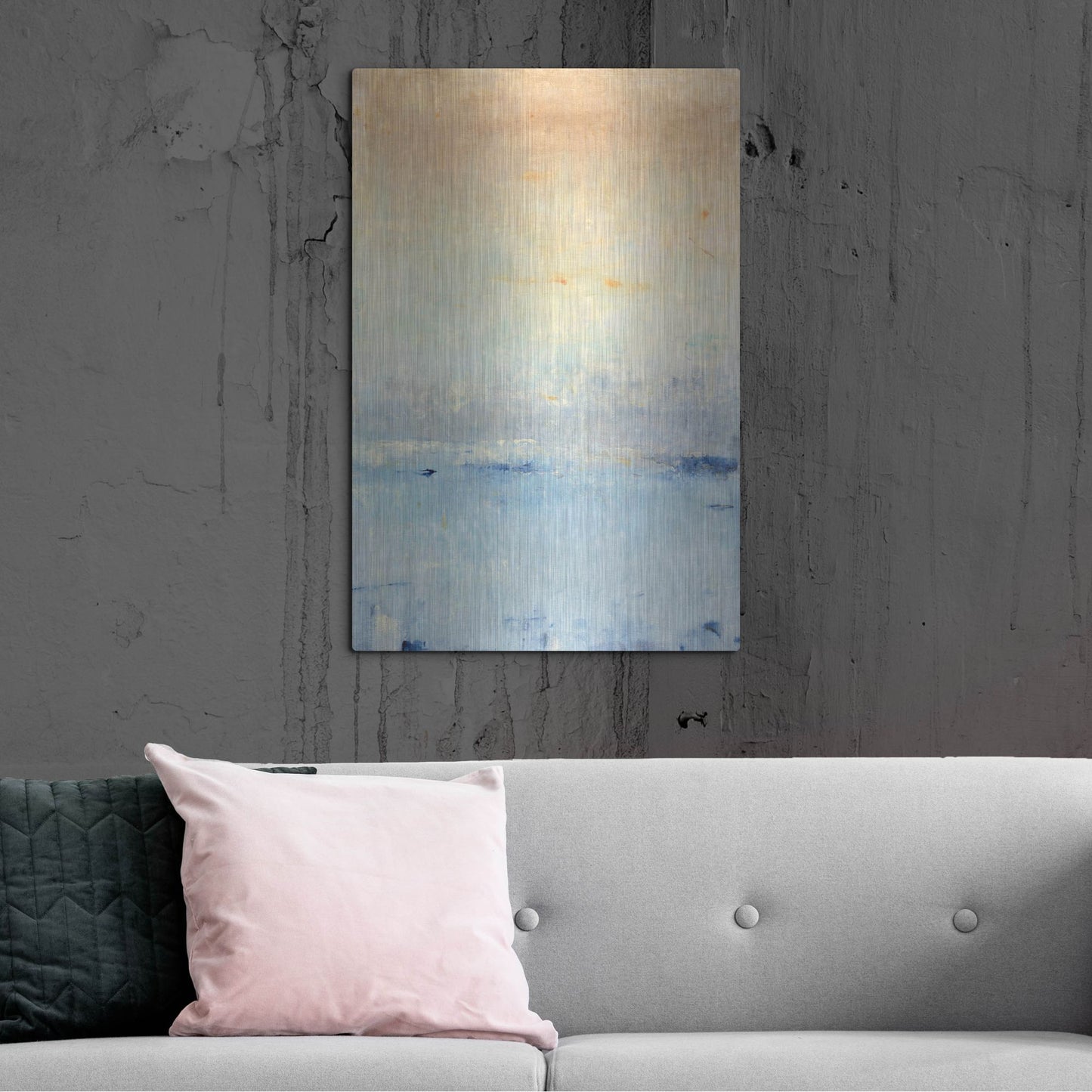 Luxe Metal Art 'Inlet at Sunrise I' by Tim O'Toole, Metal Wall Art,24x36