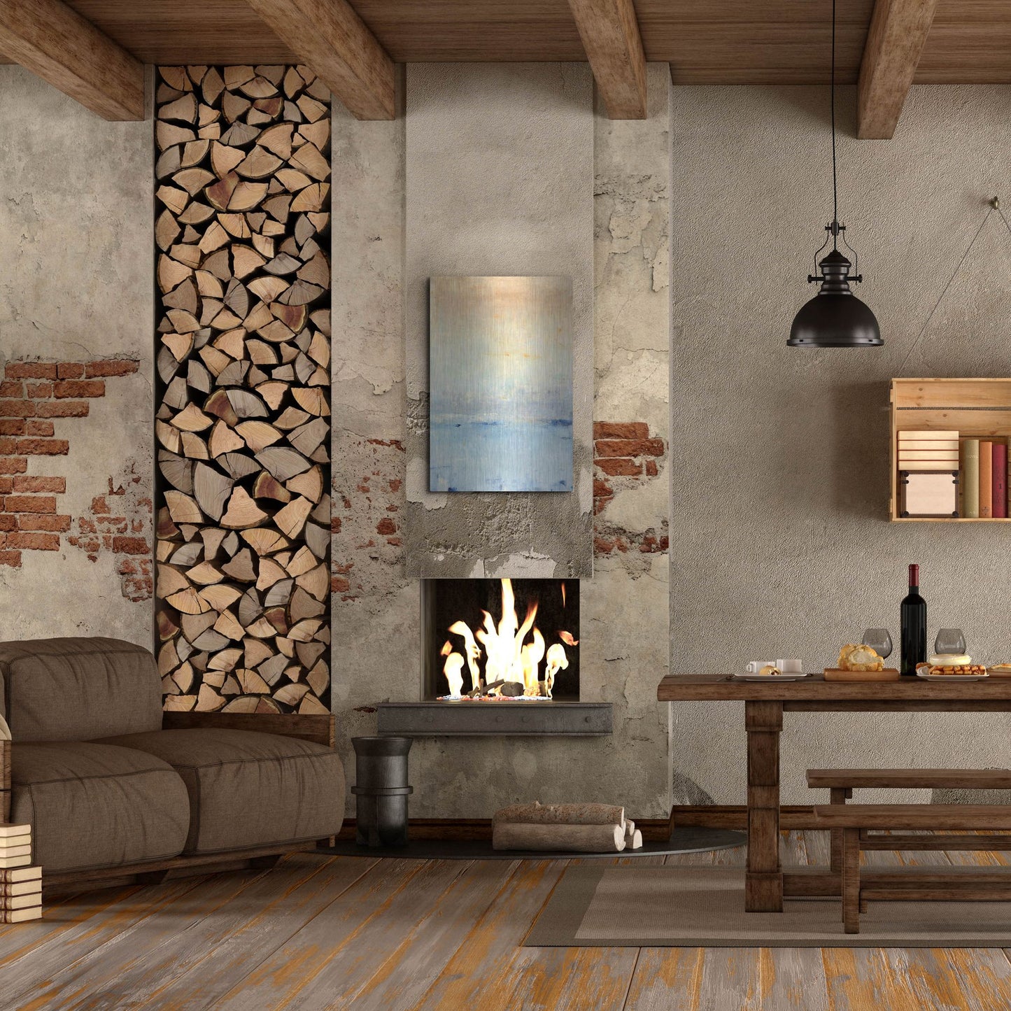 Luxe Metal Art 'Inlet at Sunrise I' by Tim O'Toole, Metal Wall Art,24x36