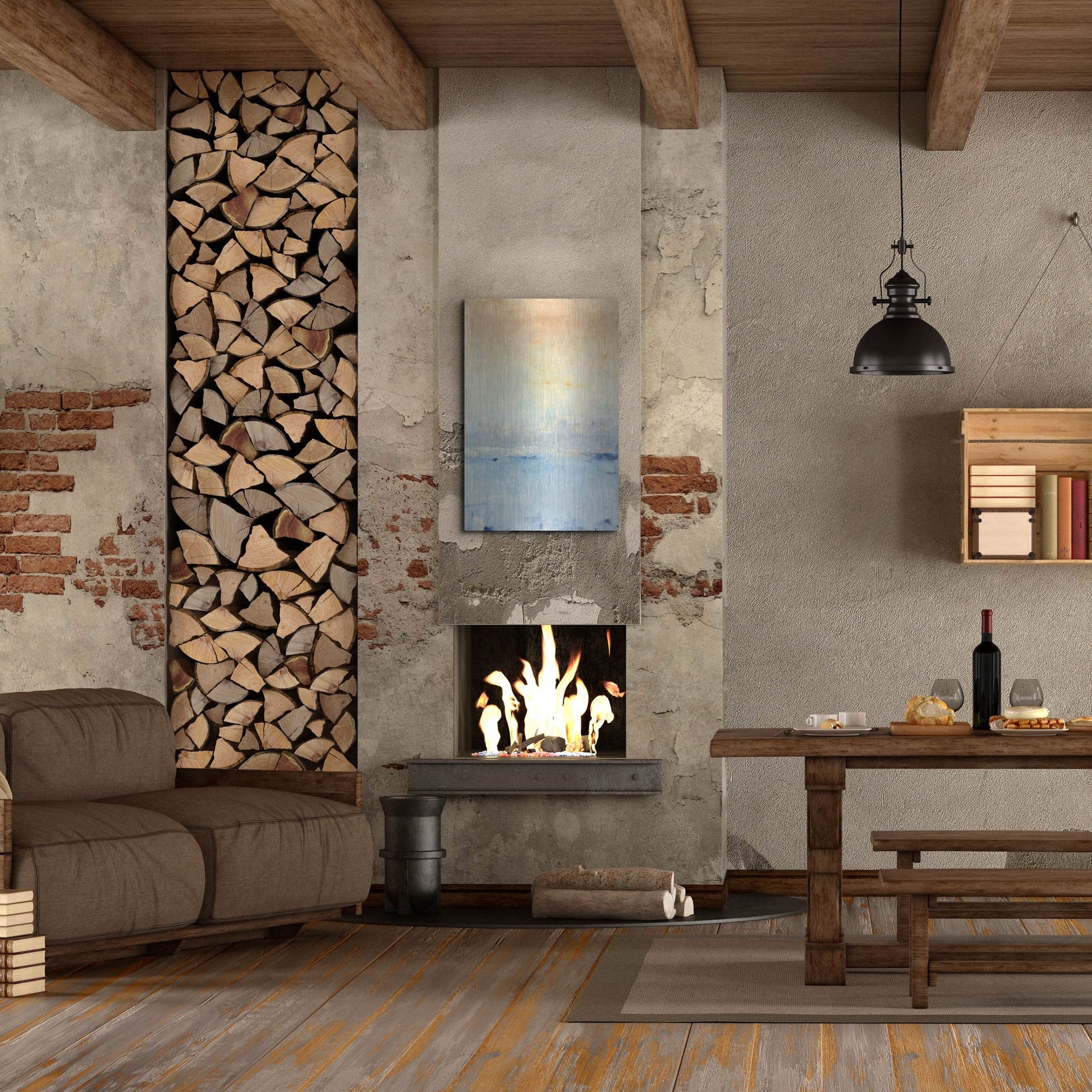 Luxe Metal Art 'Inlet at Sunrise I' by Tim O'Toole, Metal Wall Art,24x36