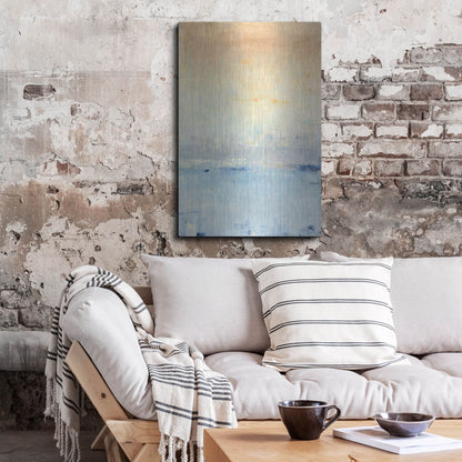 Luxe Metal Art 'Inlet at Sunrise I' by Tim O'Toole, Metal Wall Art,24x36