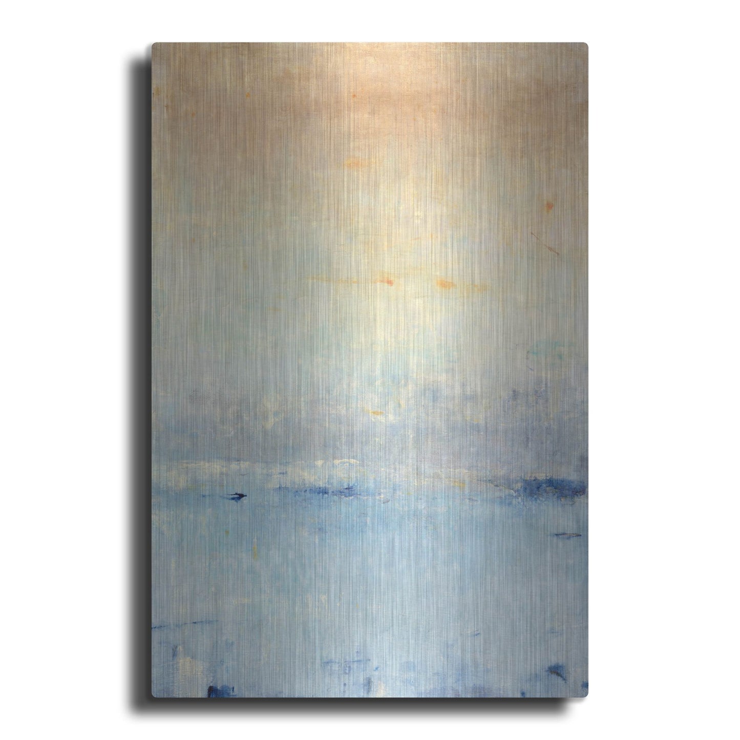 Luxe Metal Art 'Inlet at Sunrise I' by Tim O'Toole, Metal Wall Art