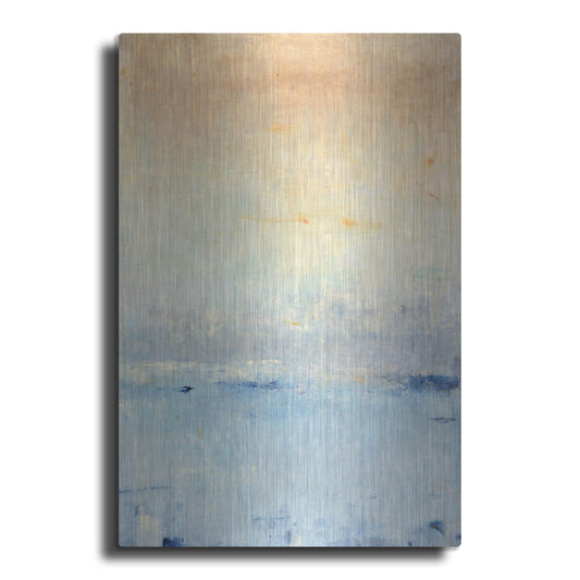 Luxe Metal Art 'Inlet at Sunrise I' by Tim O'Toole, Metal Wall Art