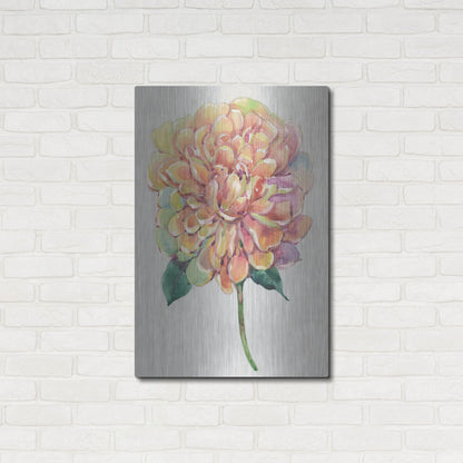 Luxe Metal Art 'Multicolor Floral I' by Tim O'Toole, Metal Wall Art,24x36