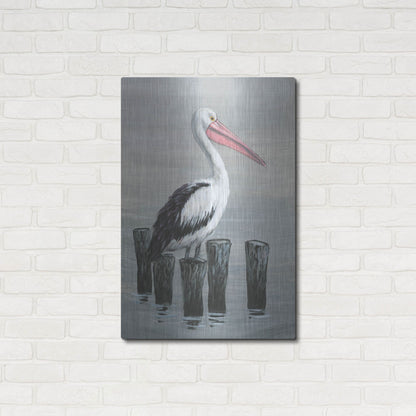 Luxe Metal Art 'Waiting Calmly I' by Tim O'Toole, Metal Wall Art,24x36