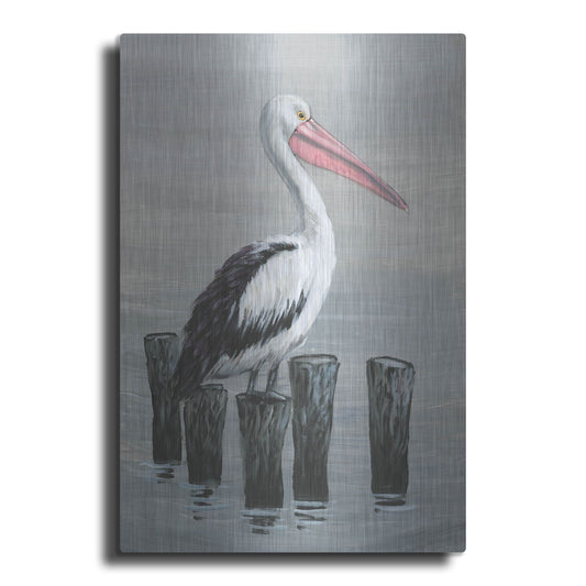 Luxe Metal Art 'Waiting Calmly I' by Tim O'Toole, Metal Wall Art