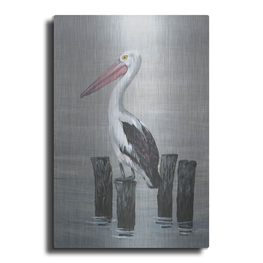 Luxe Metal Art 'Waiting Calmly II' by Tim O'Toole, Metal Wall Art
