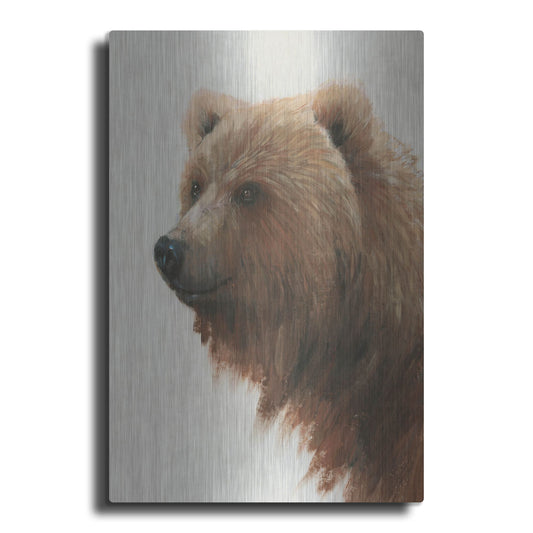 Luxe Metal Art 'Western Portrait I' by Tim O'Toole, Metal Wall Art