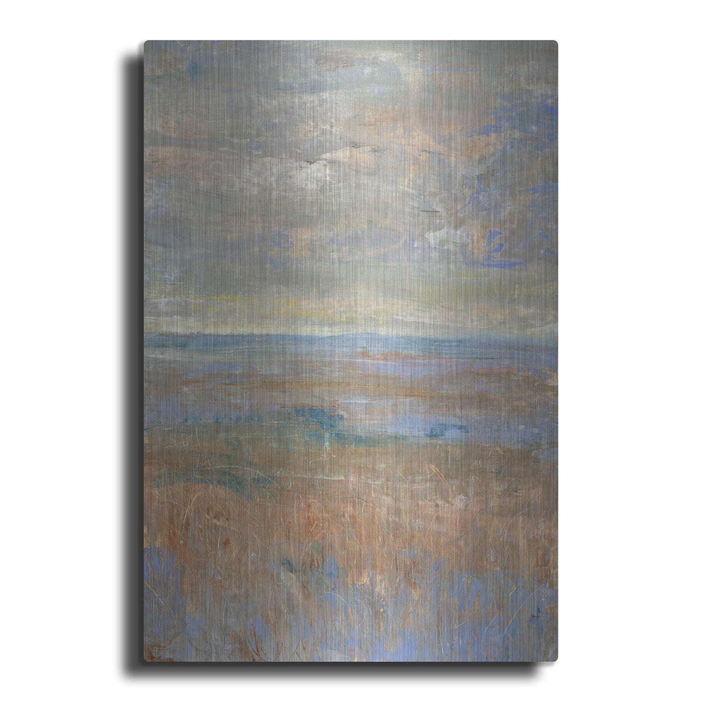 Luxe Metal Art 'Evening Marsh II' by Tim O'Toole, Metal Wall Art