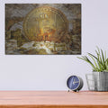 'Bitcoin New Age Four' by Steve Hunziker – Metal Wall Art, 16x12 room view