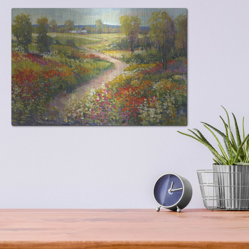 'Morning Walk II' by Tim O'Toole – Metal Wall Art, 16x12 room view