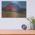 'Colorful Barn View II' by Tim O'Toole – Metal Wall Art, 16x12 room view