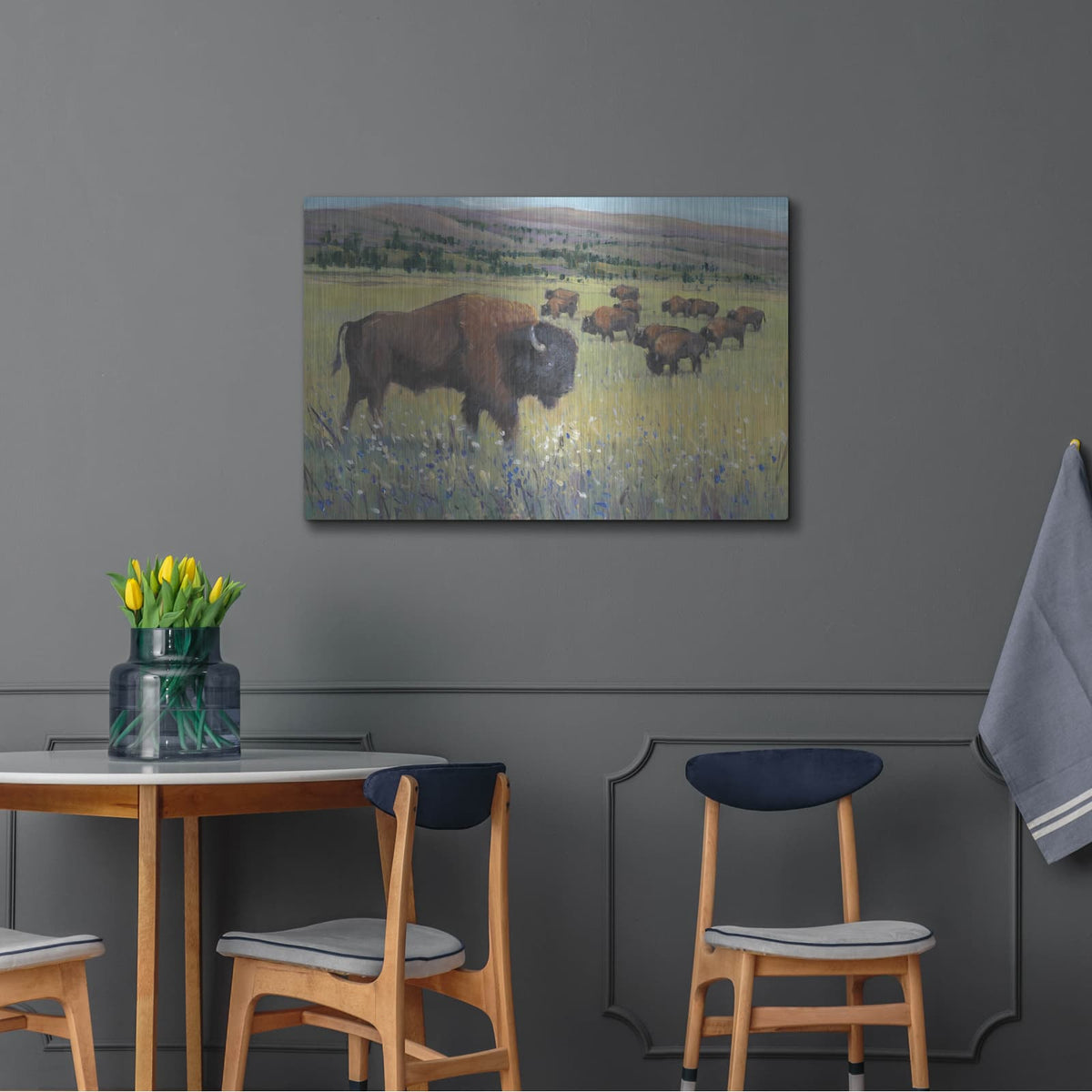 'Animals of the West I' by Tim O'Toole – Metal Wall Art, 36x24 room view