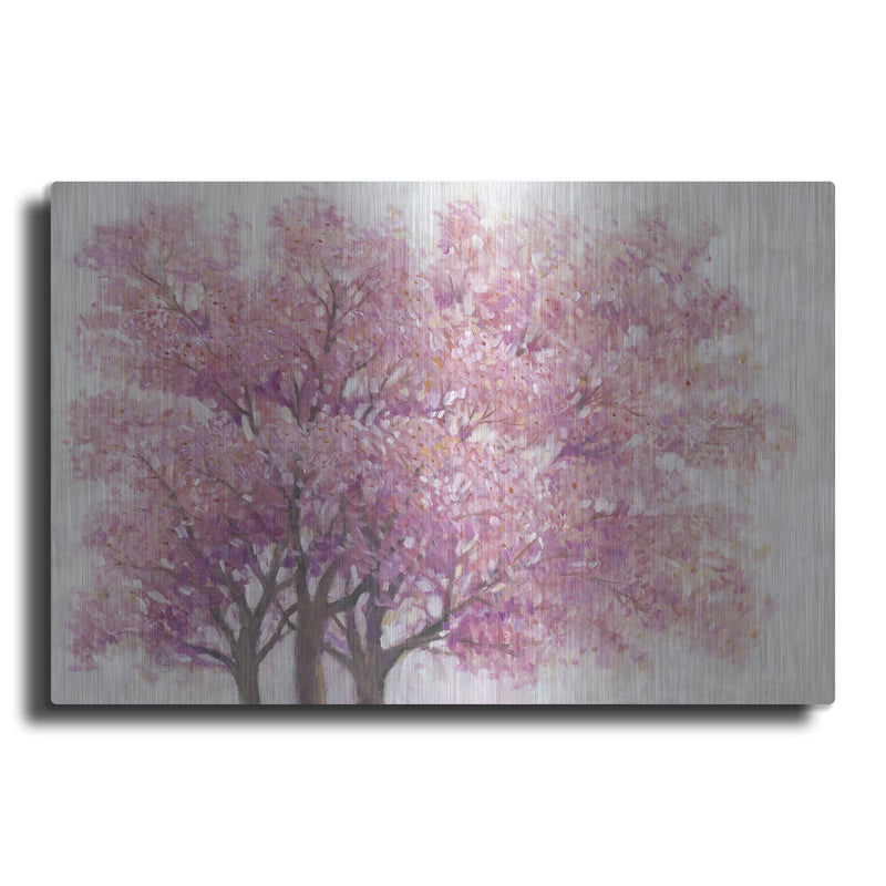 'Pink Cherry Blossom Tree I' by Tim O'Toole – Metal Wall Art