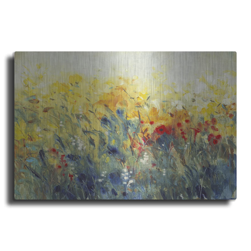 'Flowers Sway I' by Tim O'Toole – Metal Wall Art