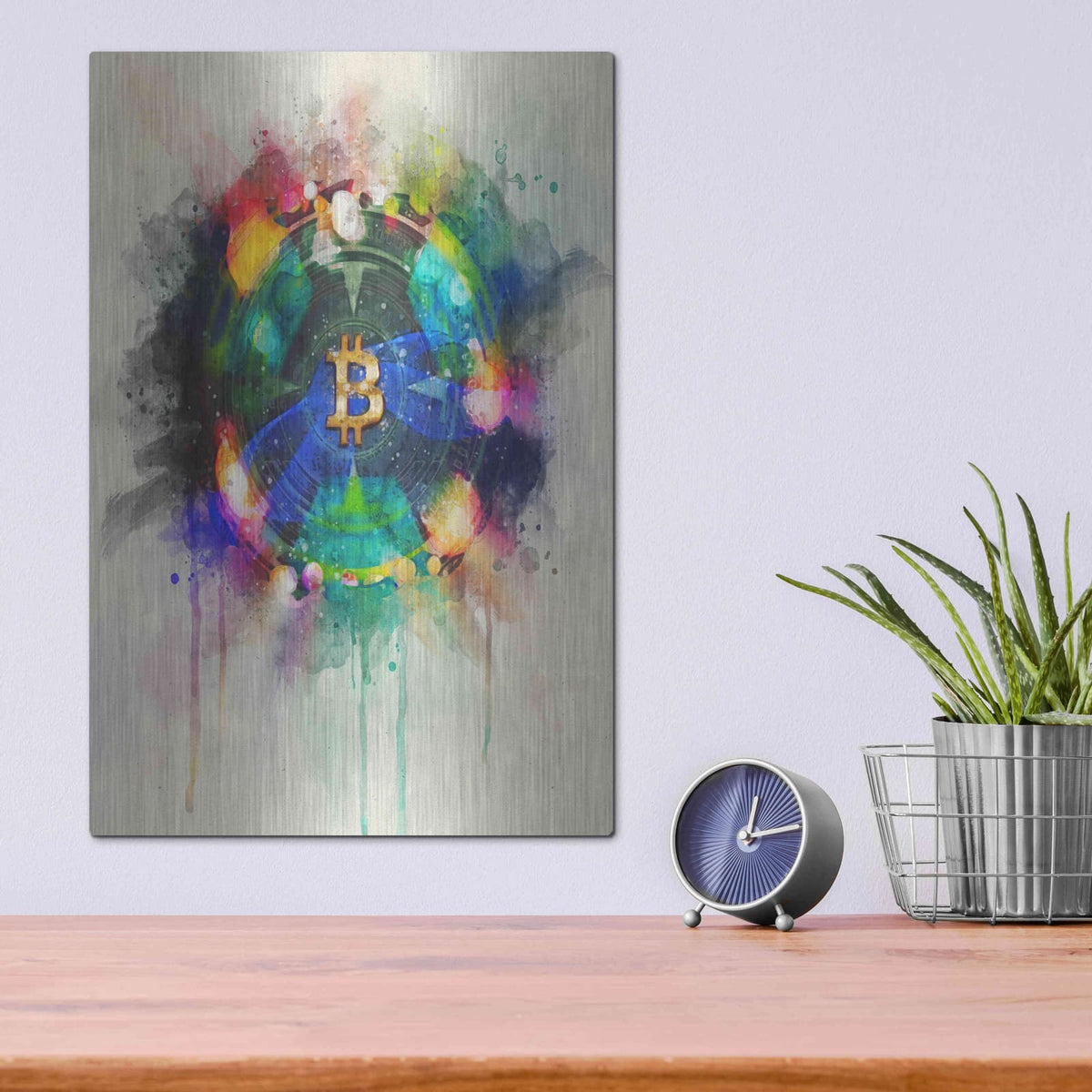 'Bitcoin Era 3' by Surma and Guillen – Metal Wall Art, 12x16 room view