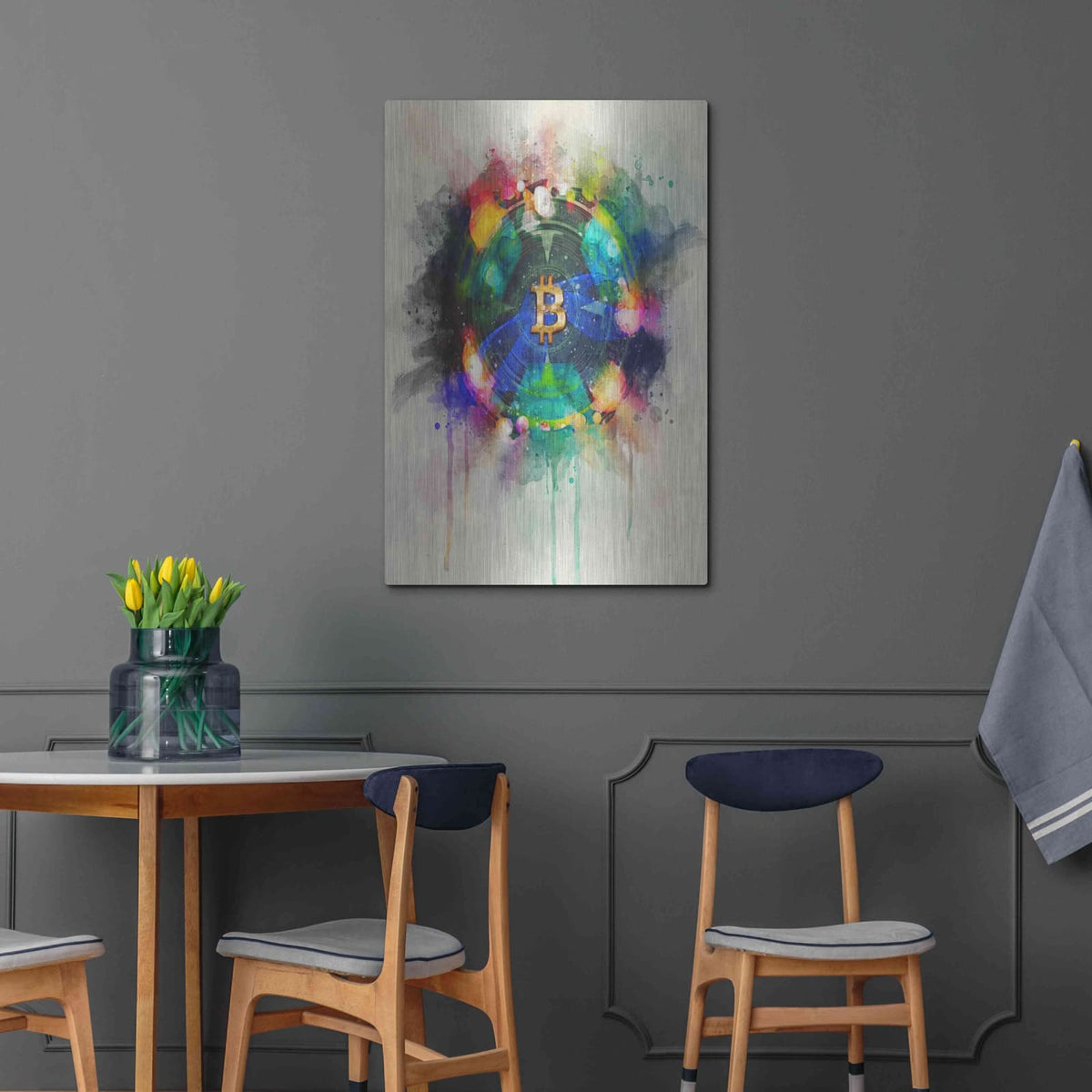 'Bitcoin Era 3' by Surma and Guillen – Metal Wall Art, 24x36 room view