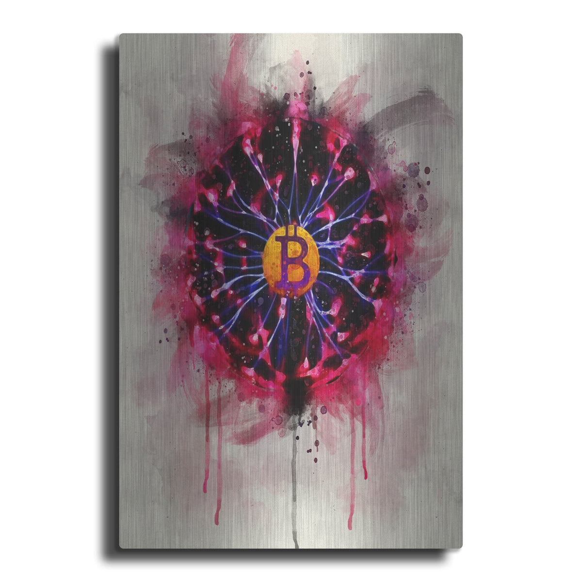 'Bitcoin Future' by Surma and Guillen – Metal Wall Art