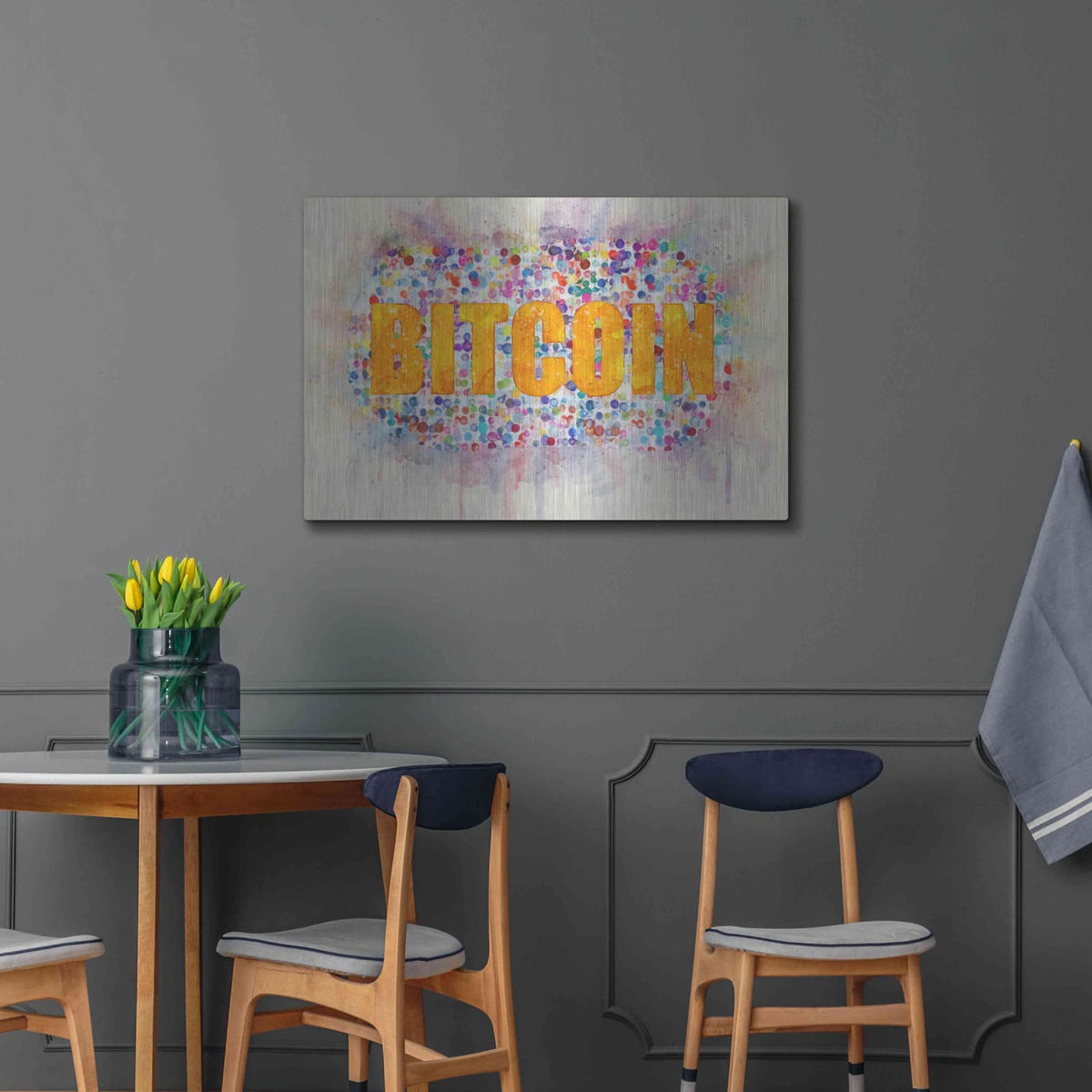 'Bitcoin Era 2' by Surma and Guillen – Metal Wall Art, 36x24 room view