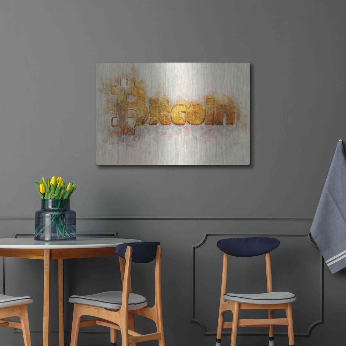 'Bitcoin Era 4' by Surma and Guillen – Metal Wall Art, 36x24 room view