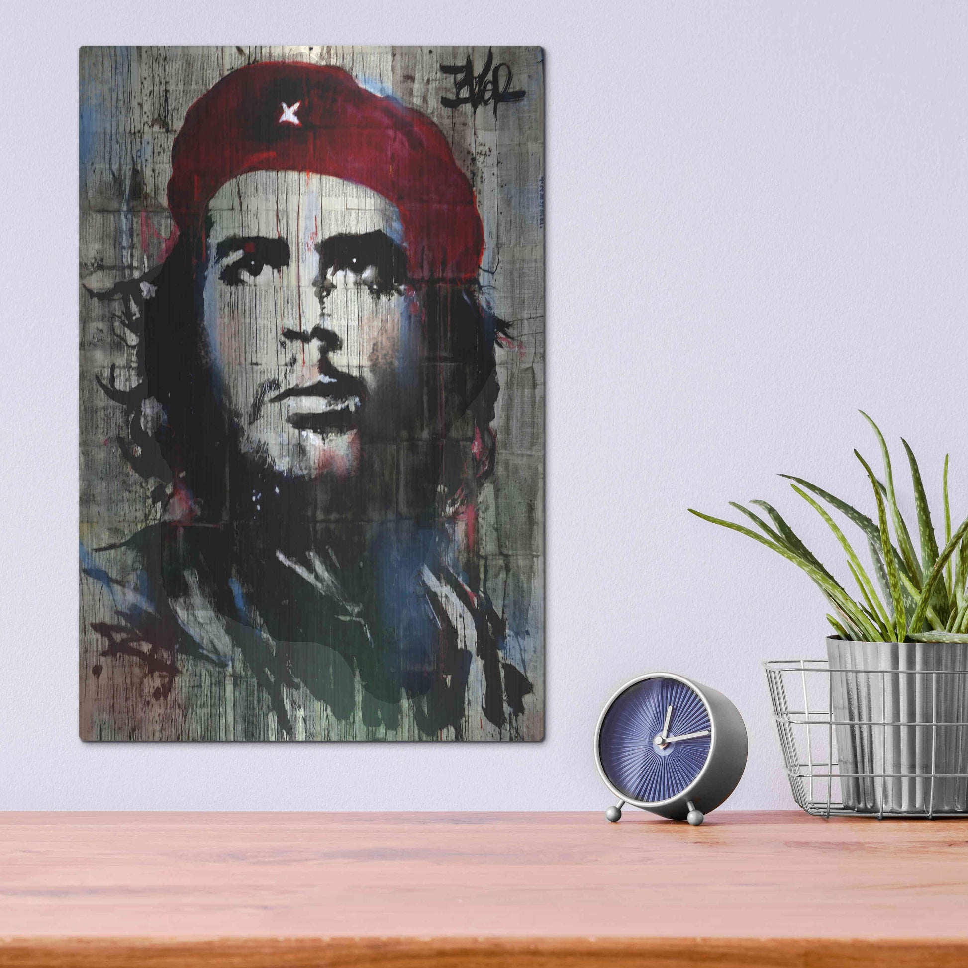 Luxe Metal Art 'Chehires' by Loui Jover, Metal Wall Art,12x16